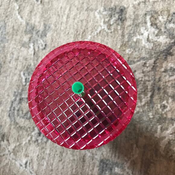 NWT Starbucks Purple and Pink Grid Cup - Picture 4 of 5